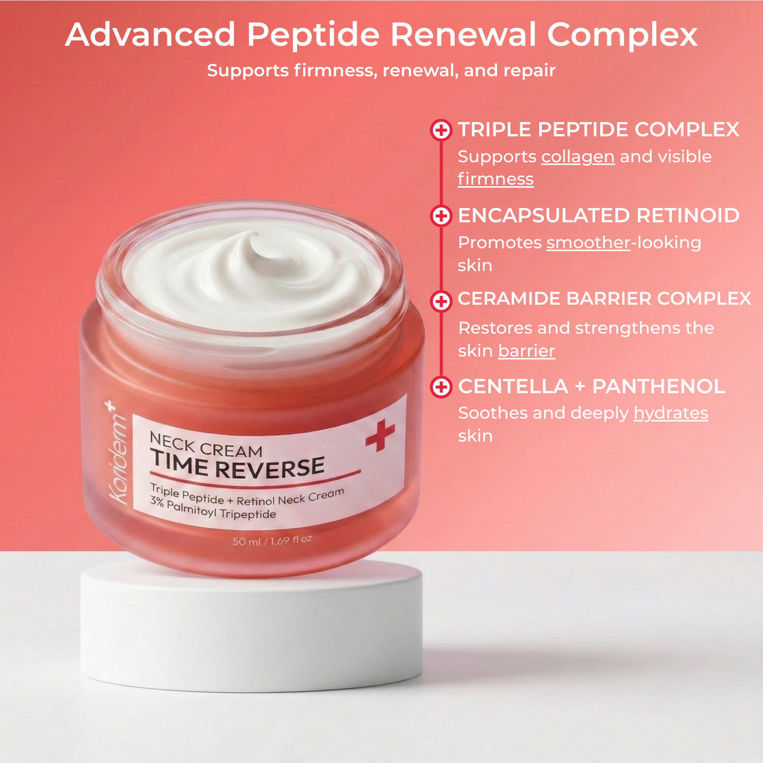 Crema Reversora del Tiempo para el Cuello